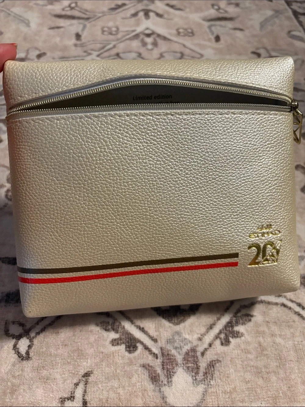 Etihad Airways 20th Anniversary limited edition amenity bag
